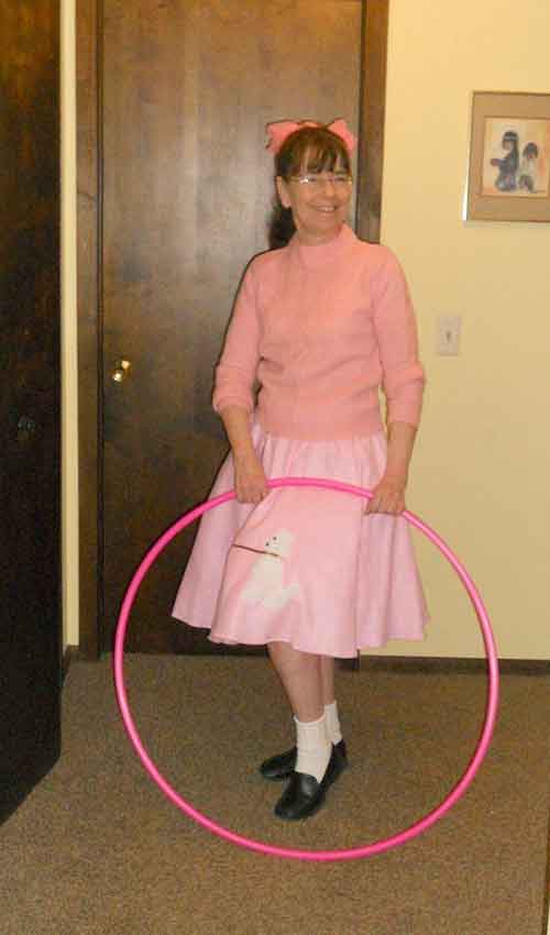 Lois with hula hoop